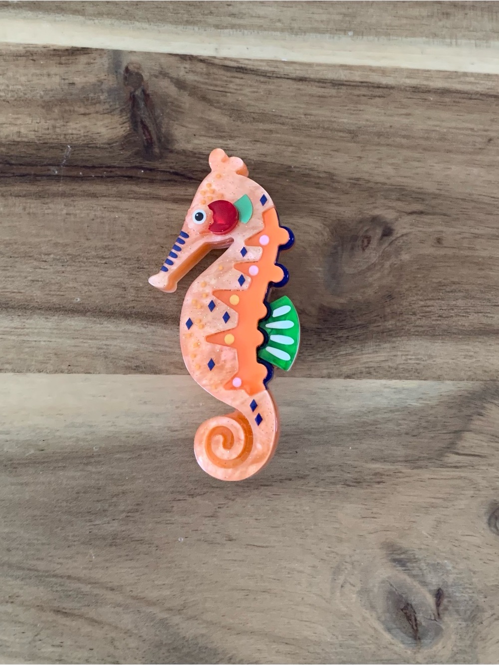 Erstwilder The Wary Western Australian Seahorse Brooch pin NWOT